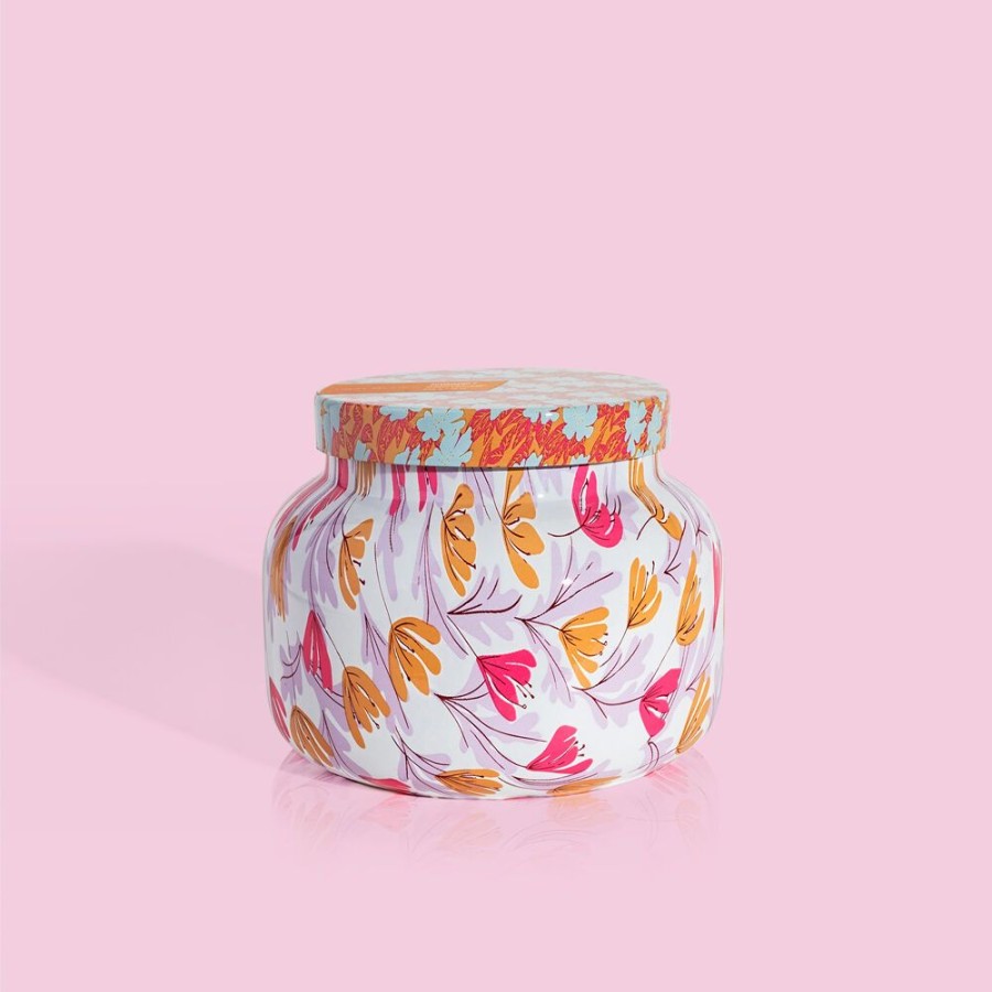 Capri Blue Pineapple Flower Pattern Play Signature Jar, 19 Oz | Candles